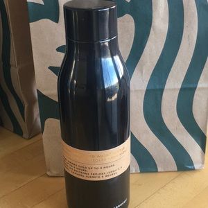 Starbucks black tumbler water bottle NEW